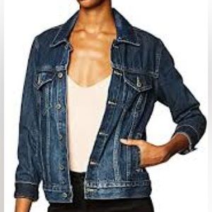 Lucky Brand Tomboy Trucker Denim Jacket size medium